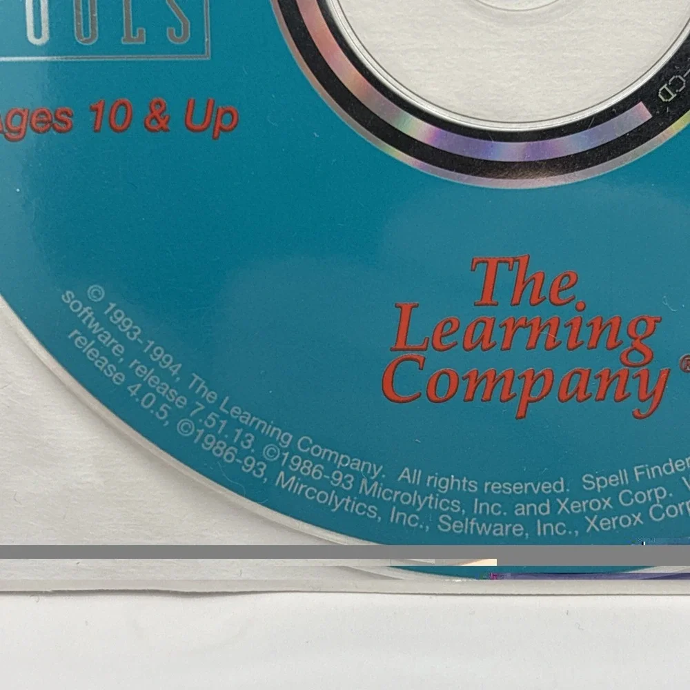 The Learning Company:‎ Student Writing Center - Windows Version 1.12 (CD, 1993)